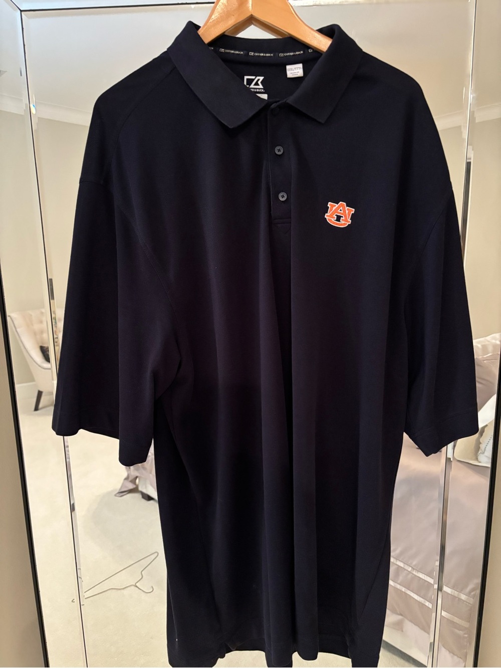 Cutter & Buck Auburn Polo Shirt Dark Navy  3XLT